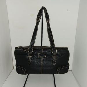 The Sak Black Pebbled Leather Shoulder Bag, ELNC